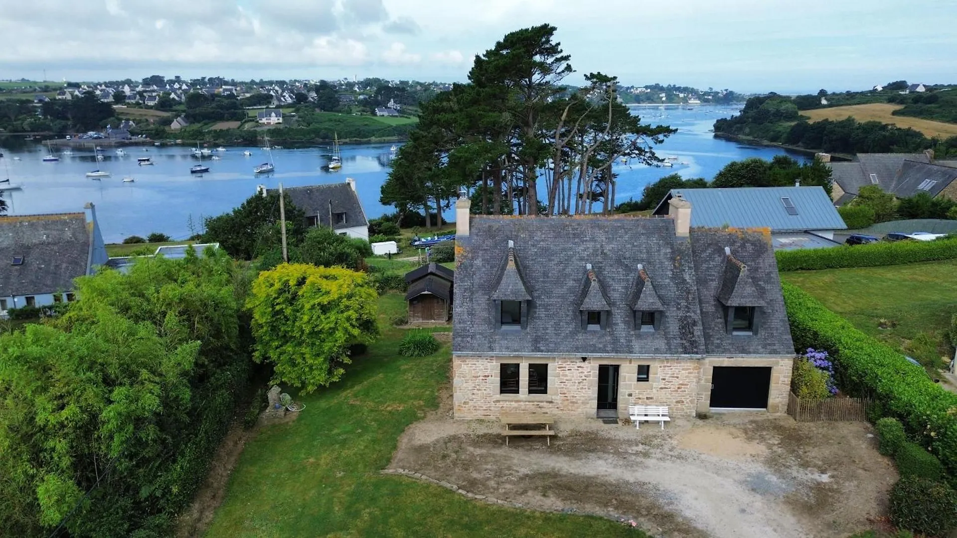 Vue Mer - Maison Pour 8 - Grand Jardin Lannilis